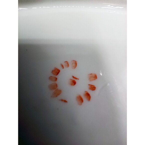 Lusterware Relish Tray Handles Rose Floral Porcelain Dish Vintage German 9.5" - Picture 9 of 15